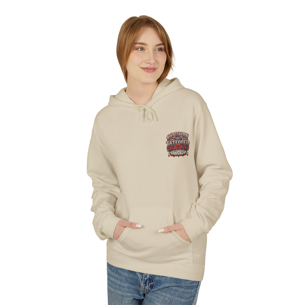 Hoodie - Christian and Tattooed Graphic Pullover (Look Beneath the Surface)