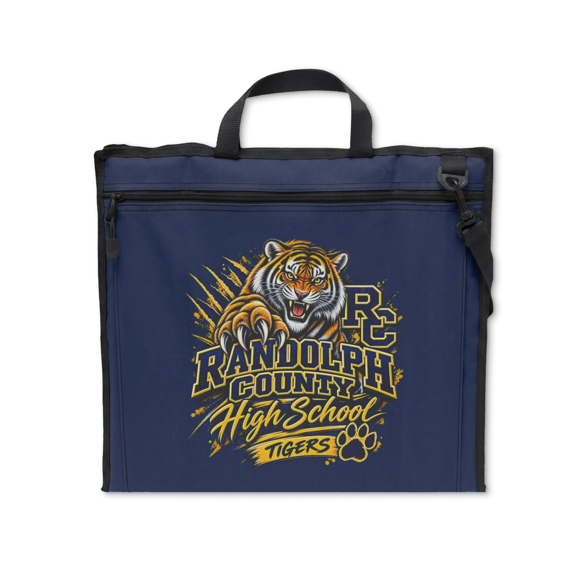 Randolph County High School Tigers Stadium Seat – Padded  Chair with Tiger Logo