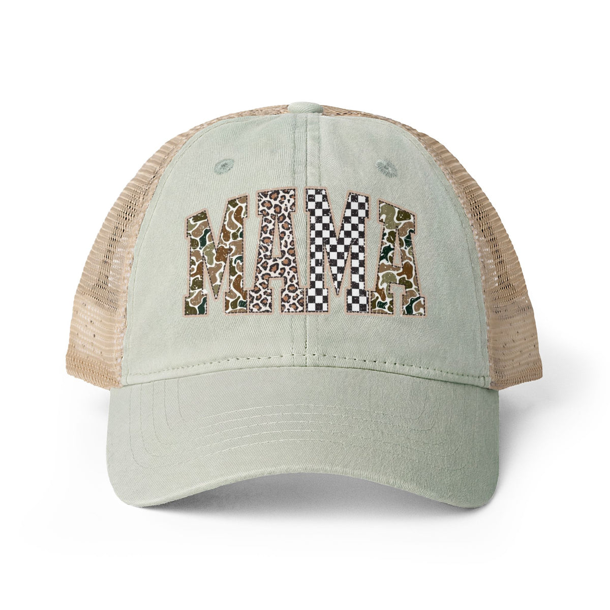 Women's Washed Mesh-Back Cap