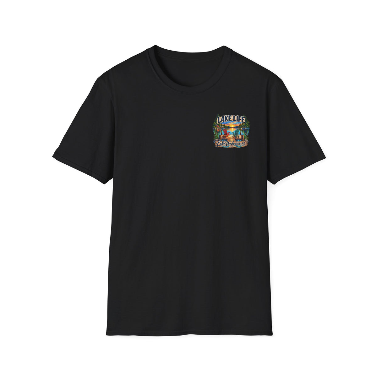 Lake Life T‑Shirt — Vintage Lakeside Sunset Graphic Tee
