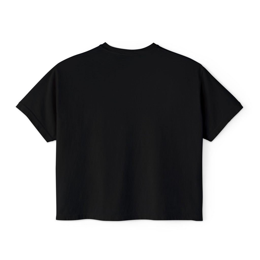 Women's Boxy Tee – Scenic Horse Double Exposure Graphic