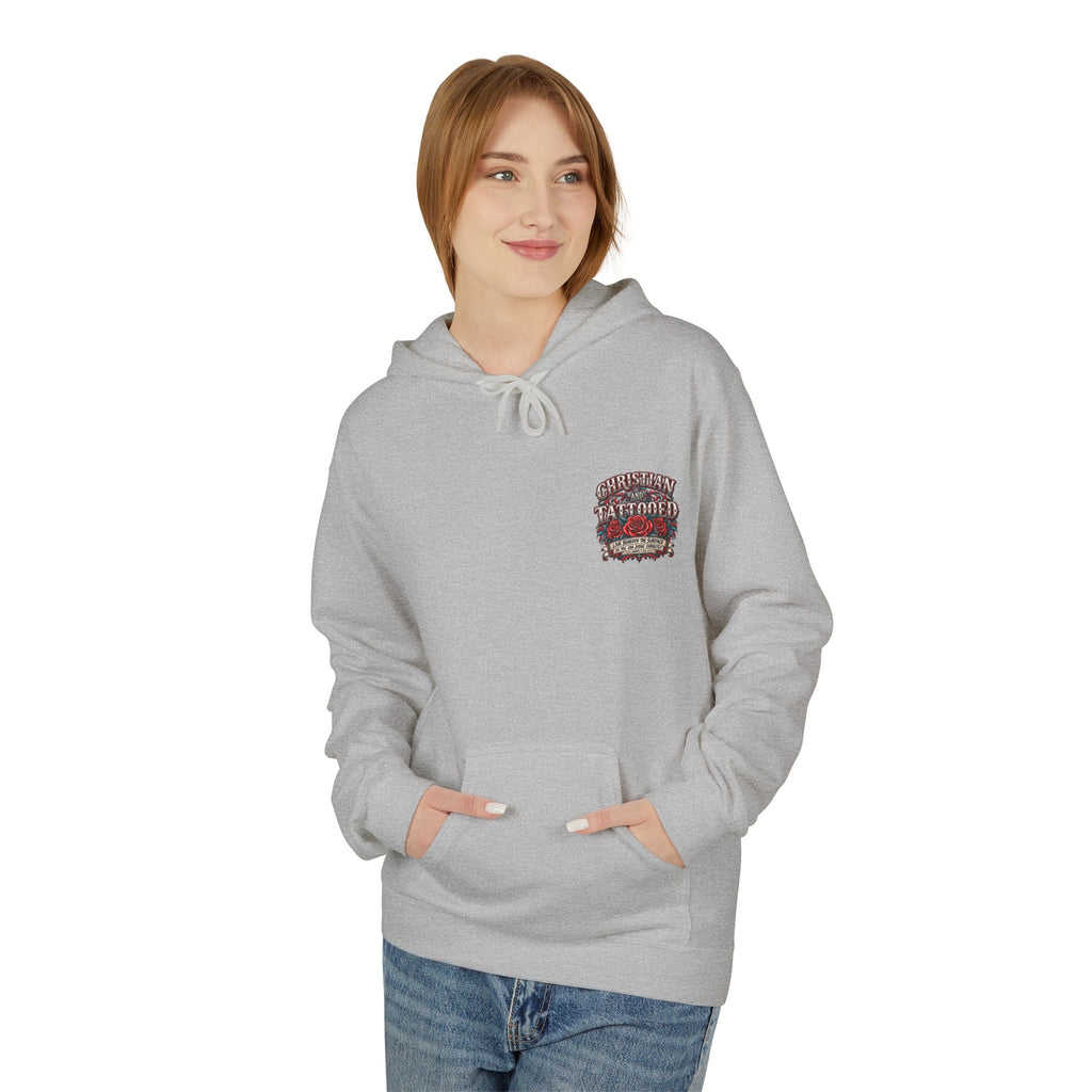 Hoodie - Christian and Tattooed Graphic Pullover (Look Beneath the Surface)
