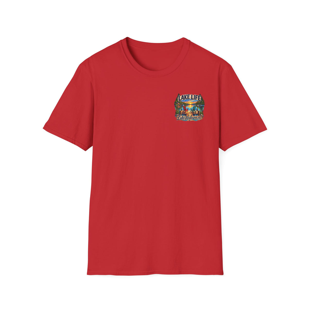 Lake Life T‑Shirt — Vintage Lakeside Sunset Graphic Tee