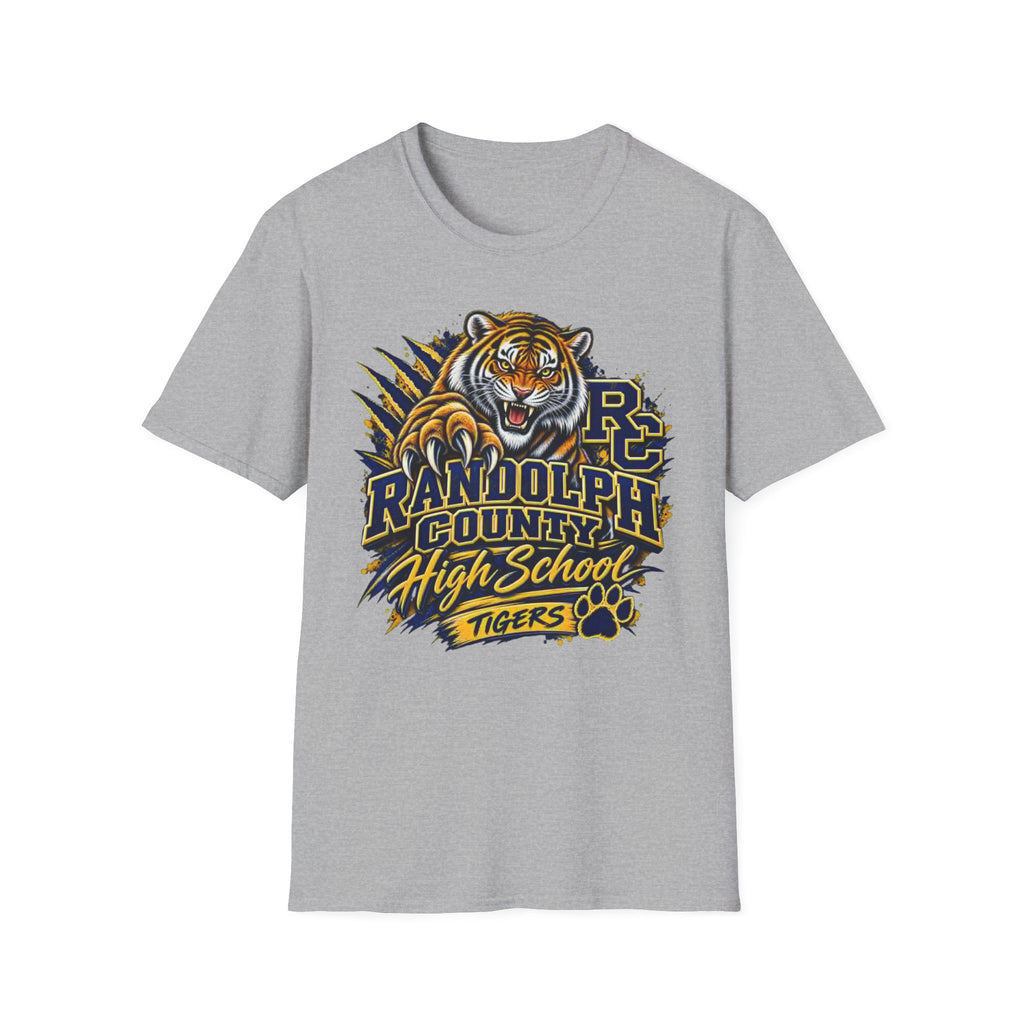 Randolph County High School Tigers T-Shirt — Roaring Tiger School Spirit Tee