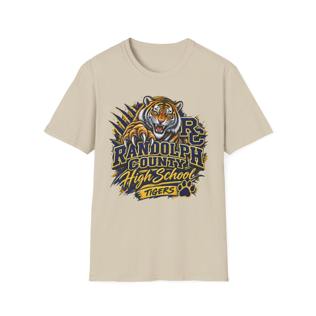 Randolph County High School Tigers T-Shirt — Roaring Tiger School Spirit Tee