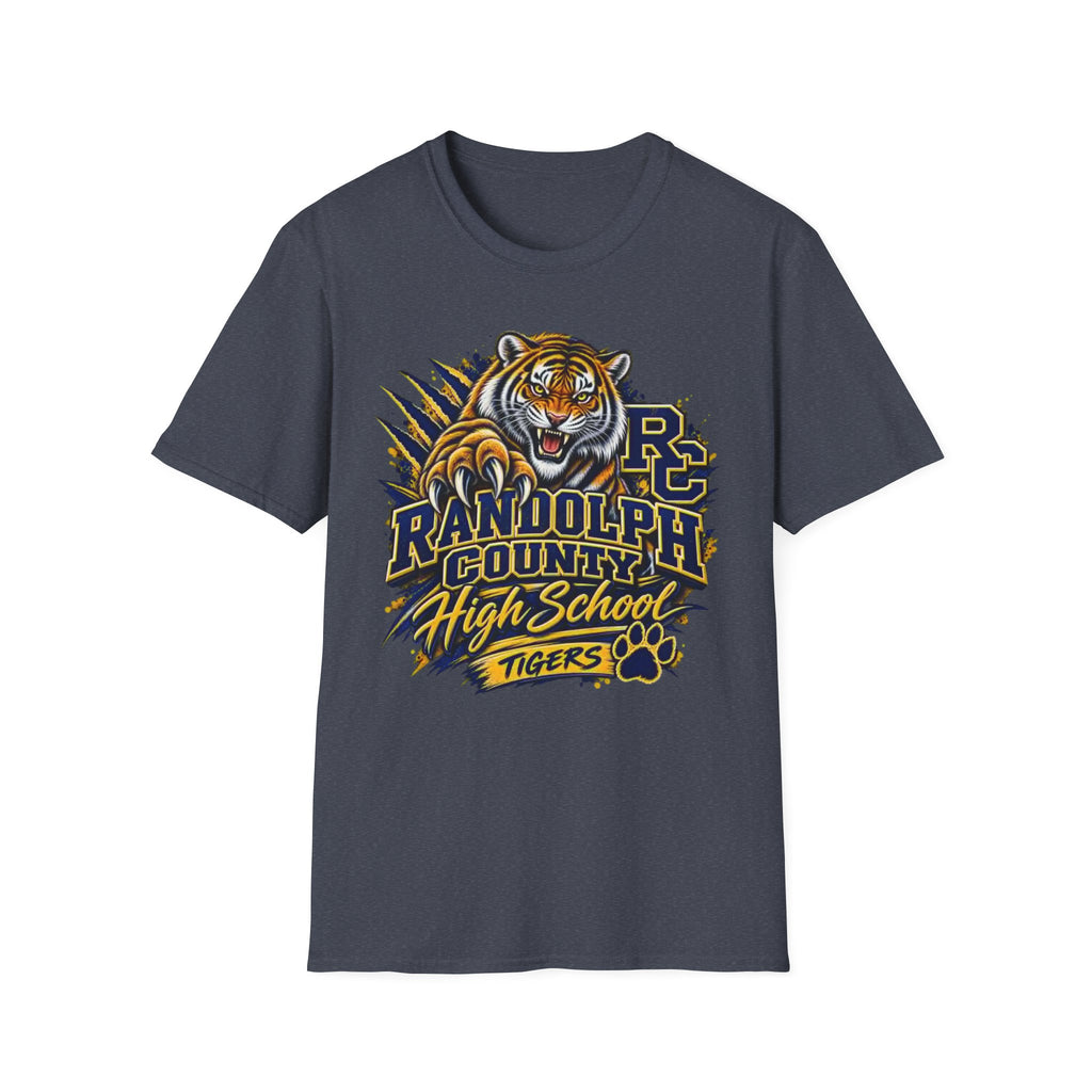 Randolph County High School Tigers T-Shirt — Roaring Tiger School Spirit Tee