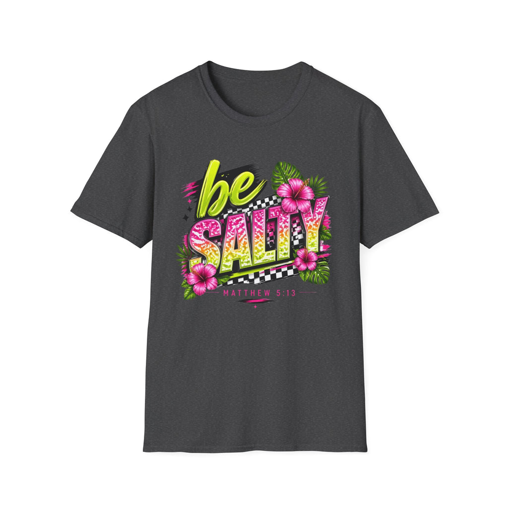 Be Salty Tropical T-Shirt — Floral Retro Beach Vibe Tee