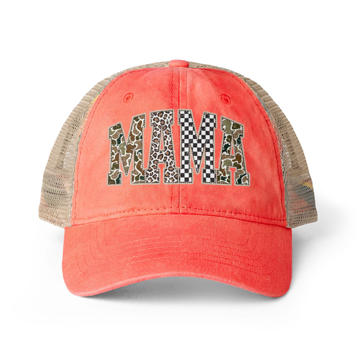 Women's Washed Mesh-Back Cap