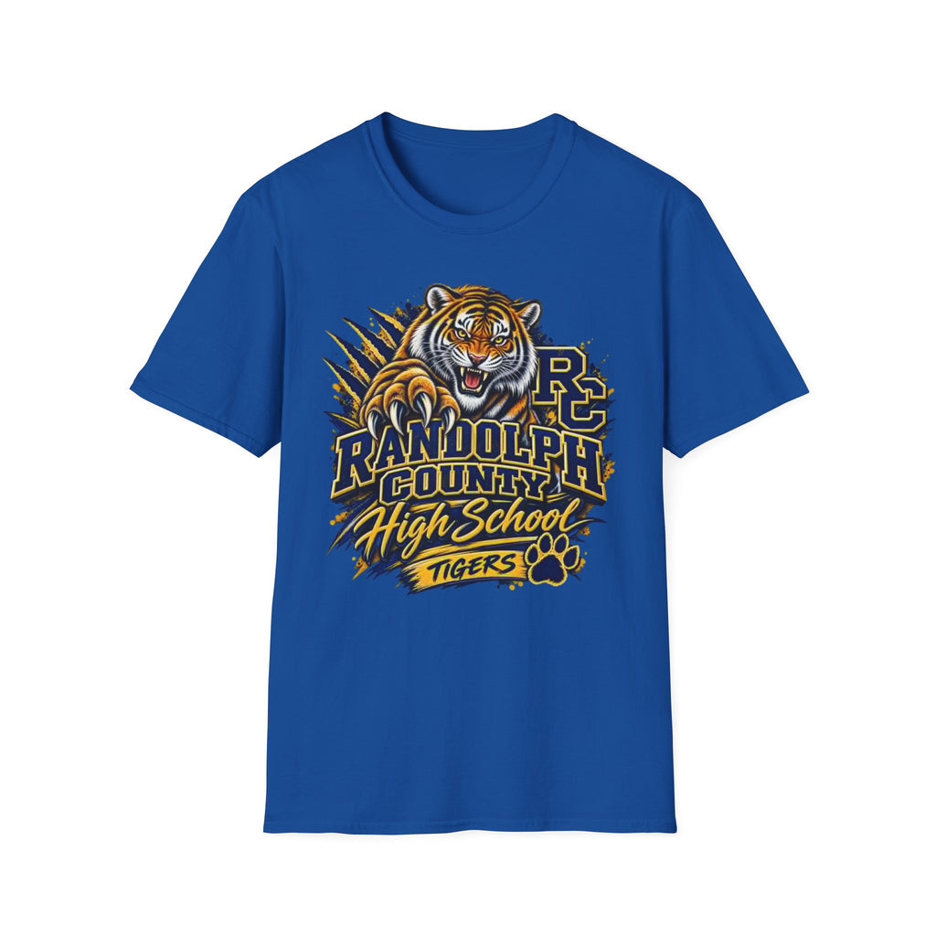 Randolph County High School Tigers T-Shirt — Roaring Tiger School Spirit Tee
