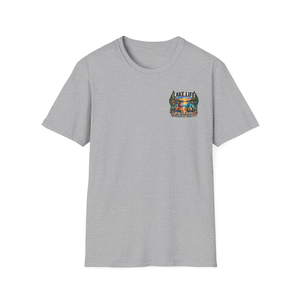 Lake Life T‑Shirt — Vintage Lakeside Sunset Graphic Tee