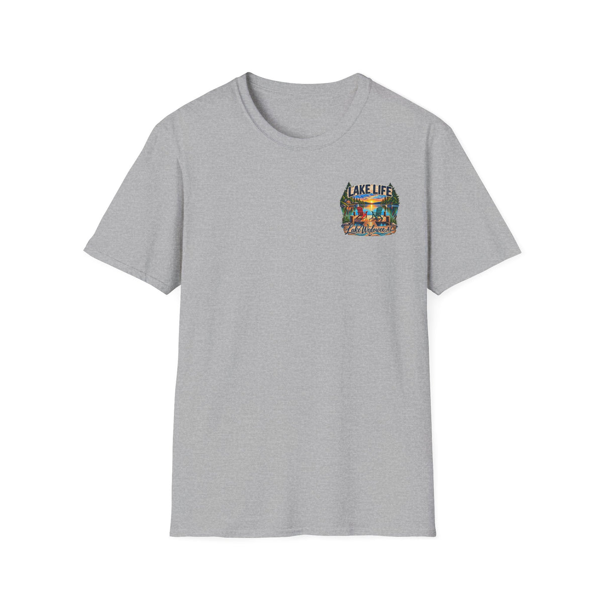 Lake Life T‑Shirt — Vintage Lakeside Sunset Graphic Tee