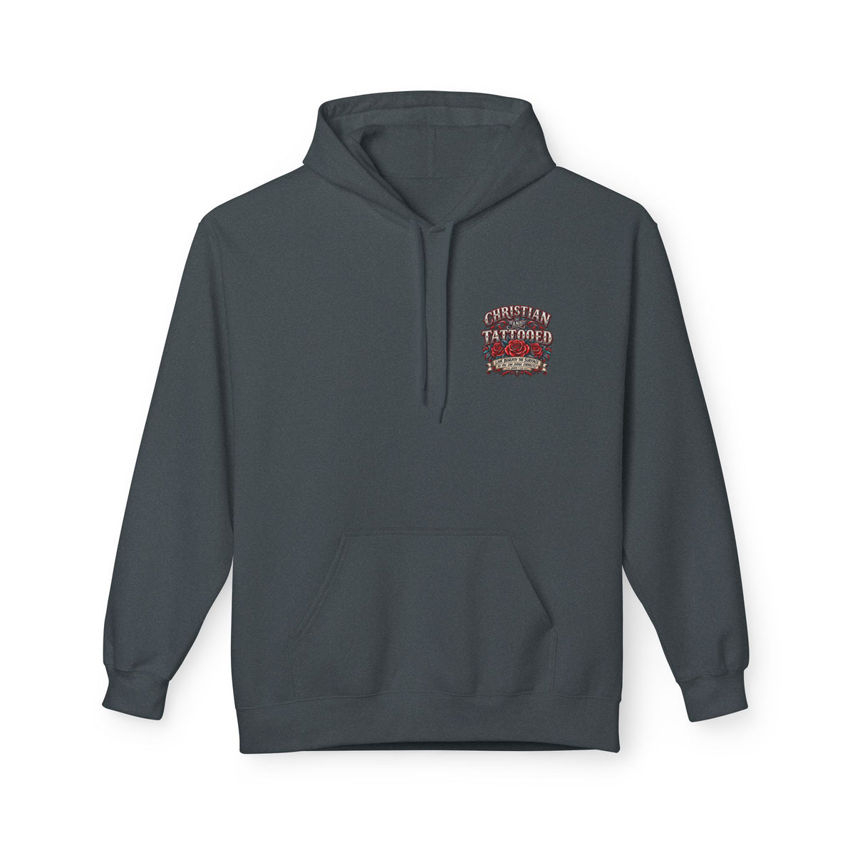 Hoodie - Christian and Tattooed Graphic Pullover (Look Beneath the Surface)