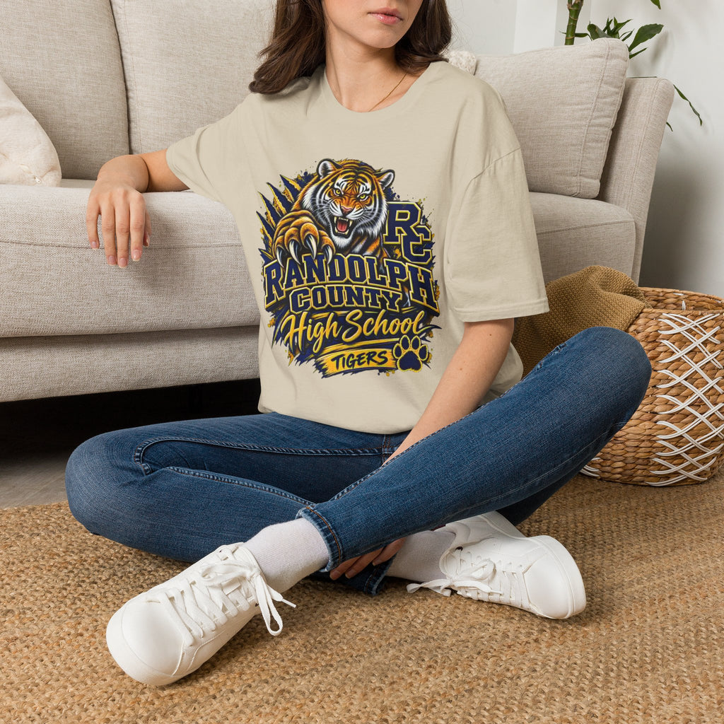 Randolph County High School Tigers T-Shirt — Roaring Tiger School Spirit Tee