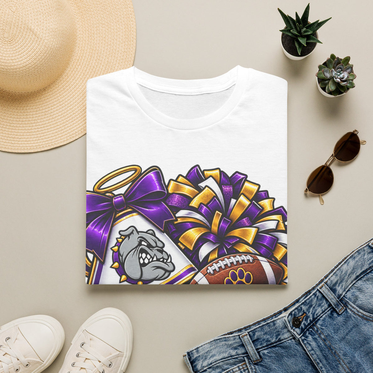 Ranburne Bulldogs Football Cheer T-Shirt