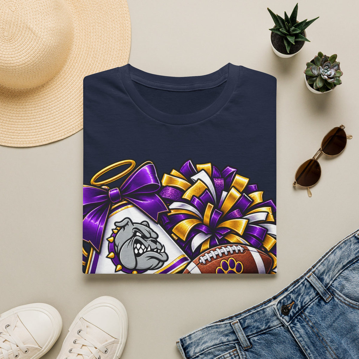 Ranburne Bulldogs Football Cheer T-Shirt