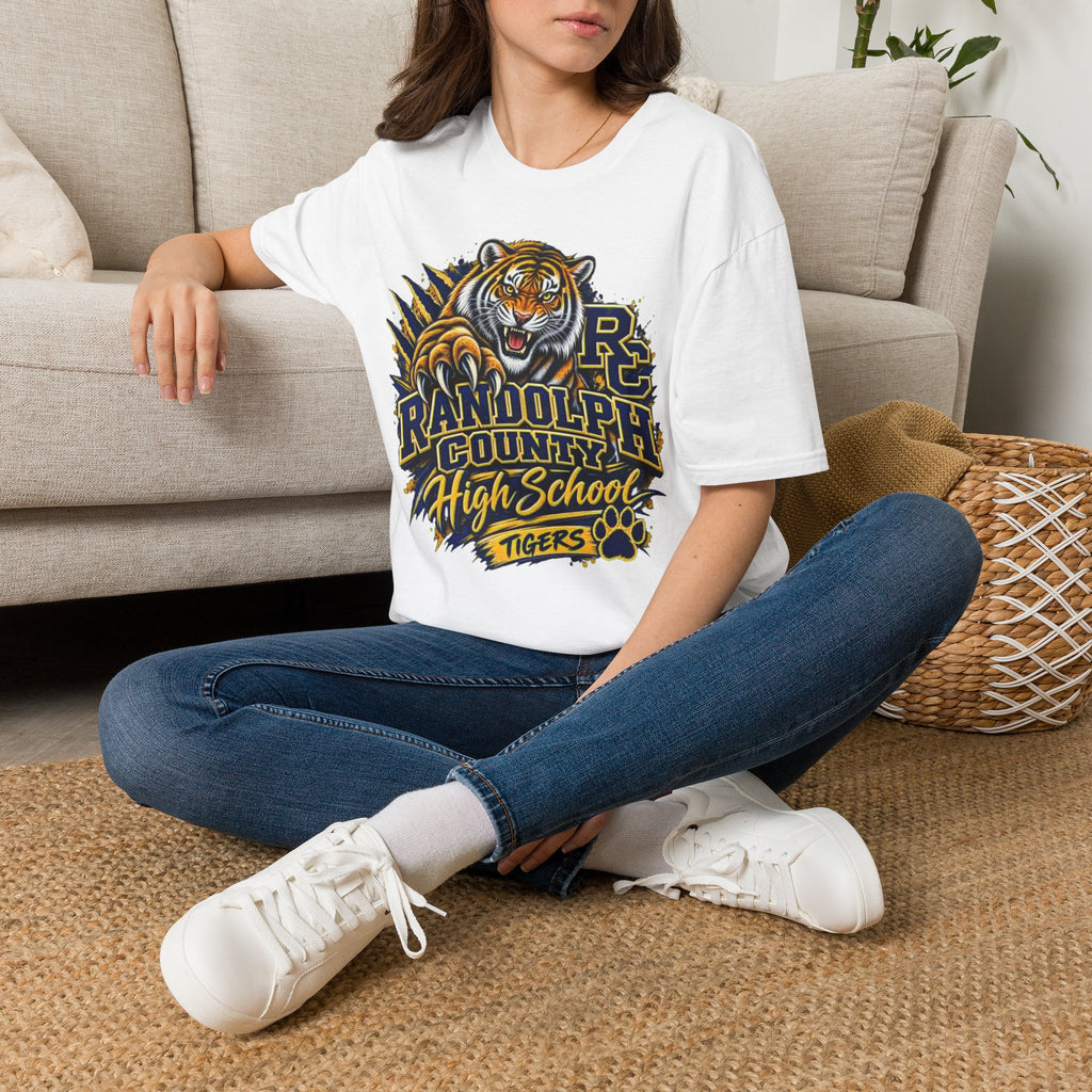 Randolph County High School Tigers T-Shirt — Roaring Tiger School Spirit Tee