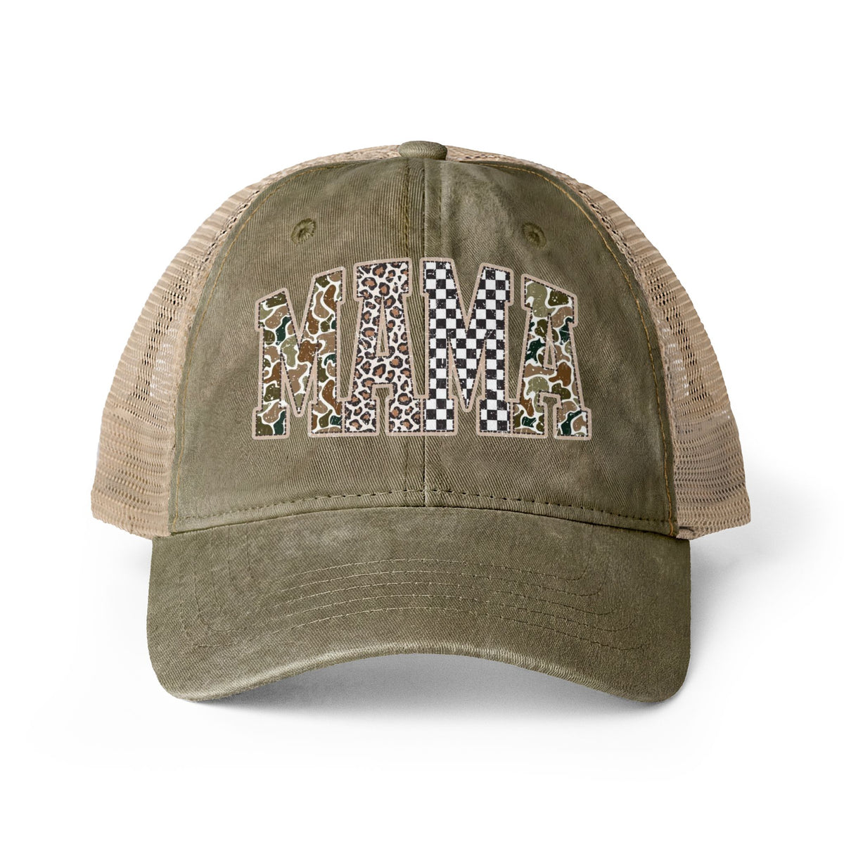 Women's Washed Mesh-Back Cap