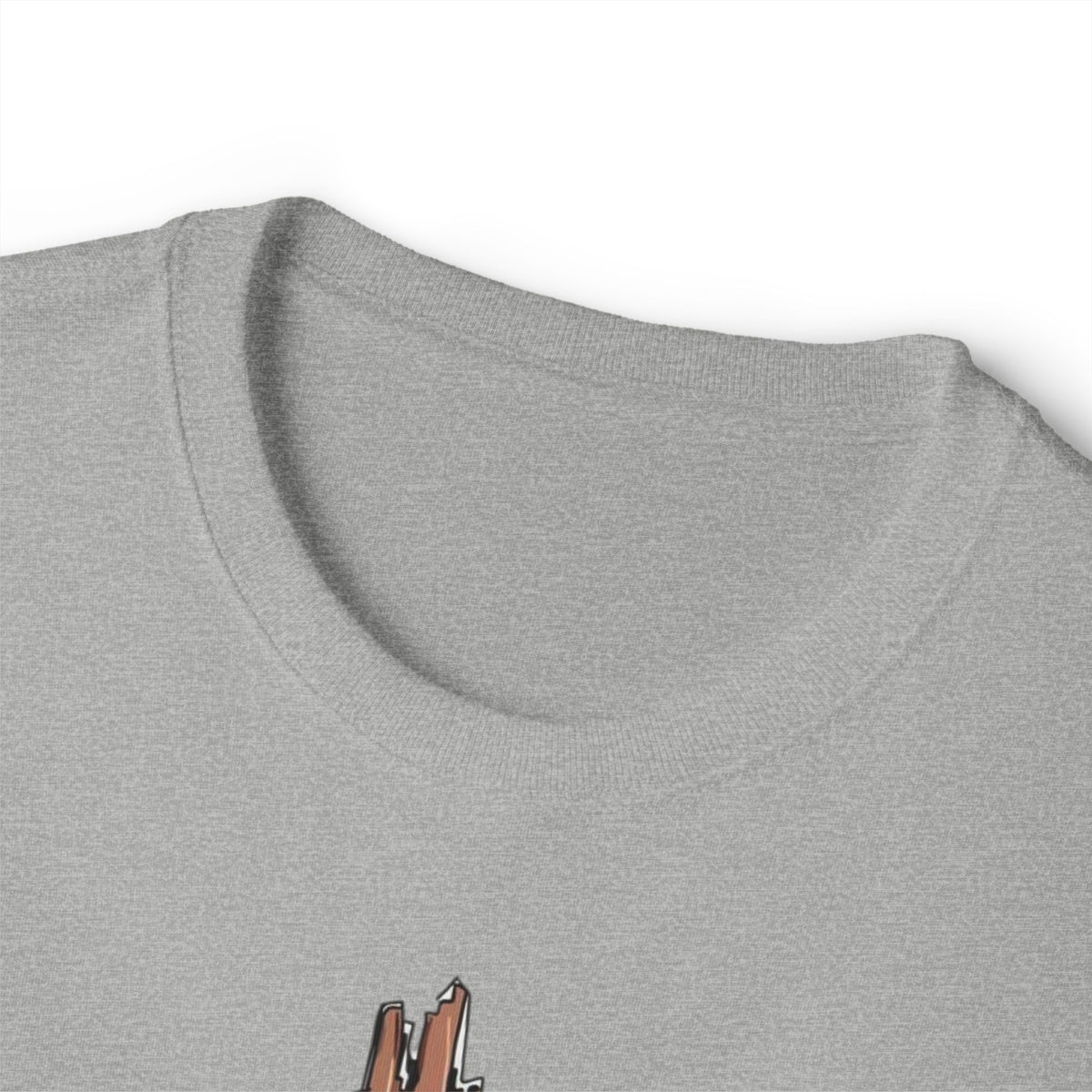 Cross & Bow Tee - Jesus Is Strong Graphic Oversized T-Shirt