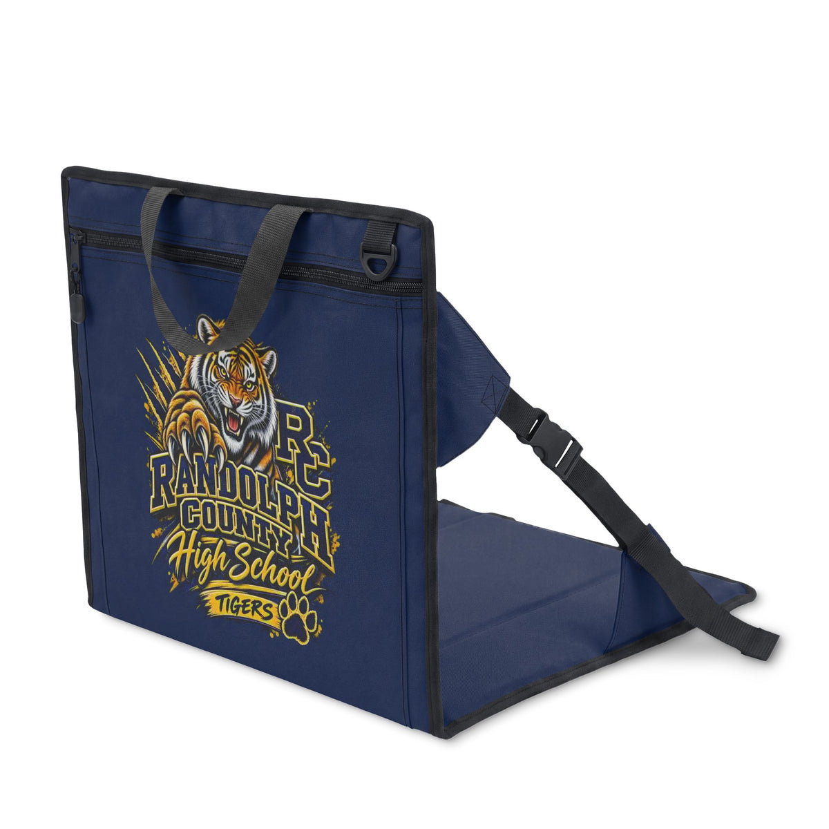 Randolph County High School Tigers Stadium Seat – Padded  Chair with Tiger Logo