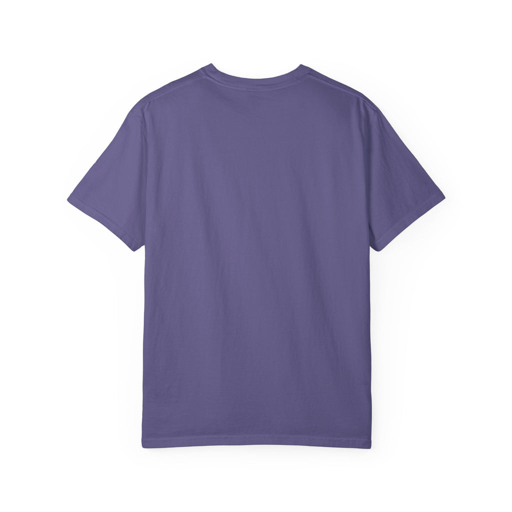 Halloween Blue Pumpkin & Ghost Graphic T-Shirt — Cute Spooky Bow Design