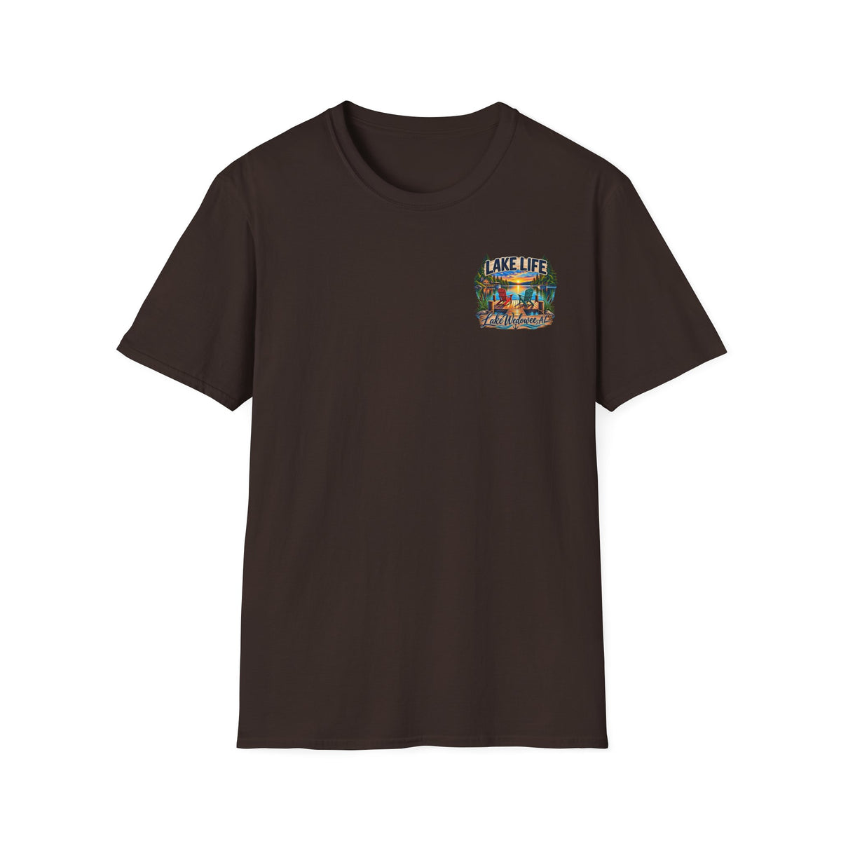 Lake Life T‑Shirt — Vintage Lakeside Sunset Graphic Tee