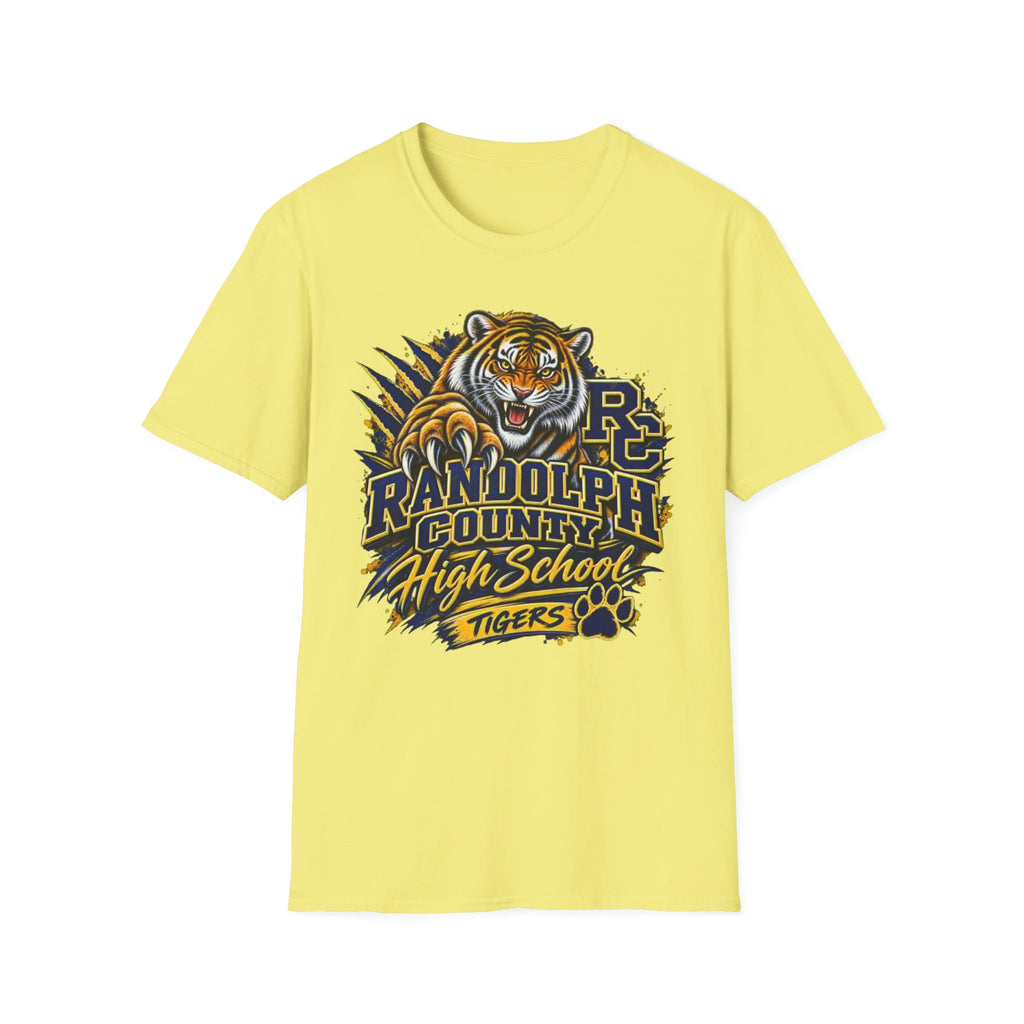 Randolph County High School Tigers T-Shirt — Roaring Tiger School Spirit Tee