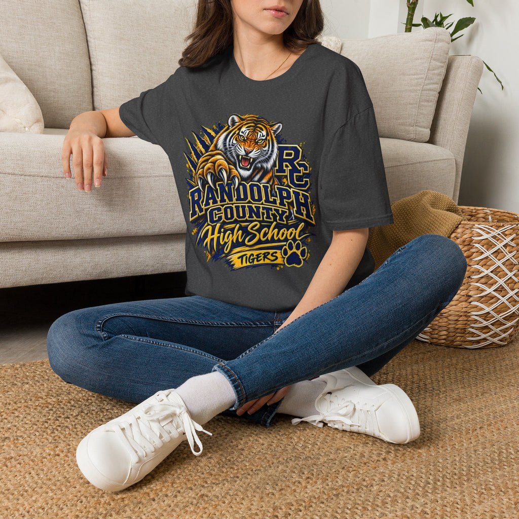 Randolph County High School Tigers T-Shirt — Roaring Tiger School Spirit Tee