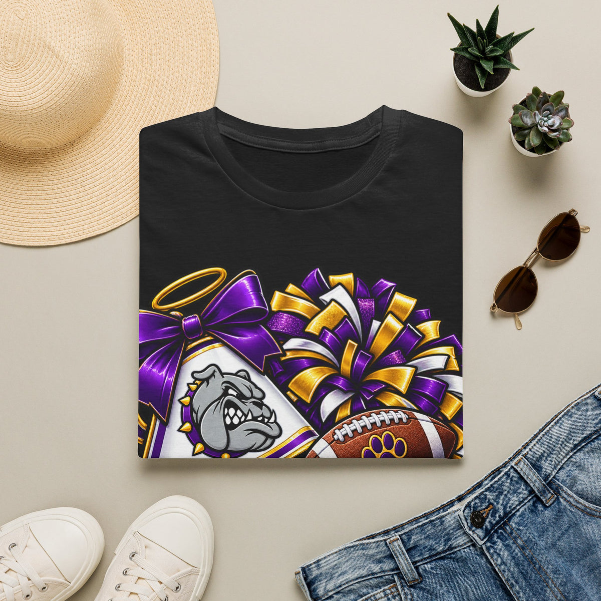 Ranburne Bulldogs Football Cheer T-Shirt