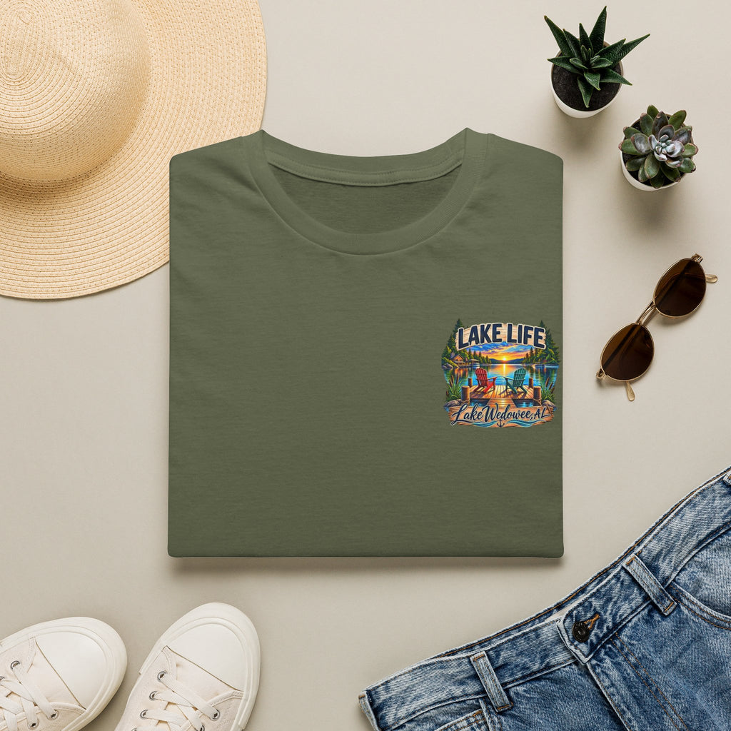 Lake Life T‑Shirt — Vintage Lakeside Sunset Graphic Tee