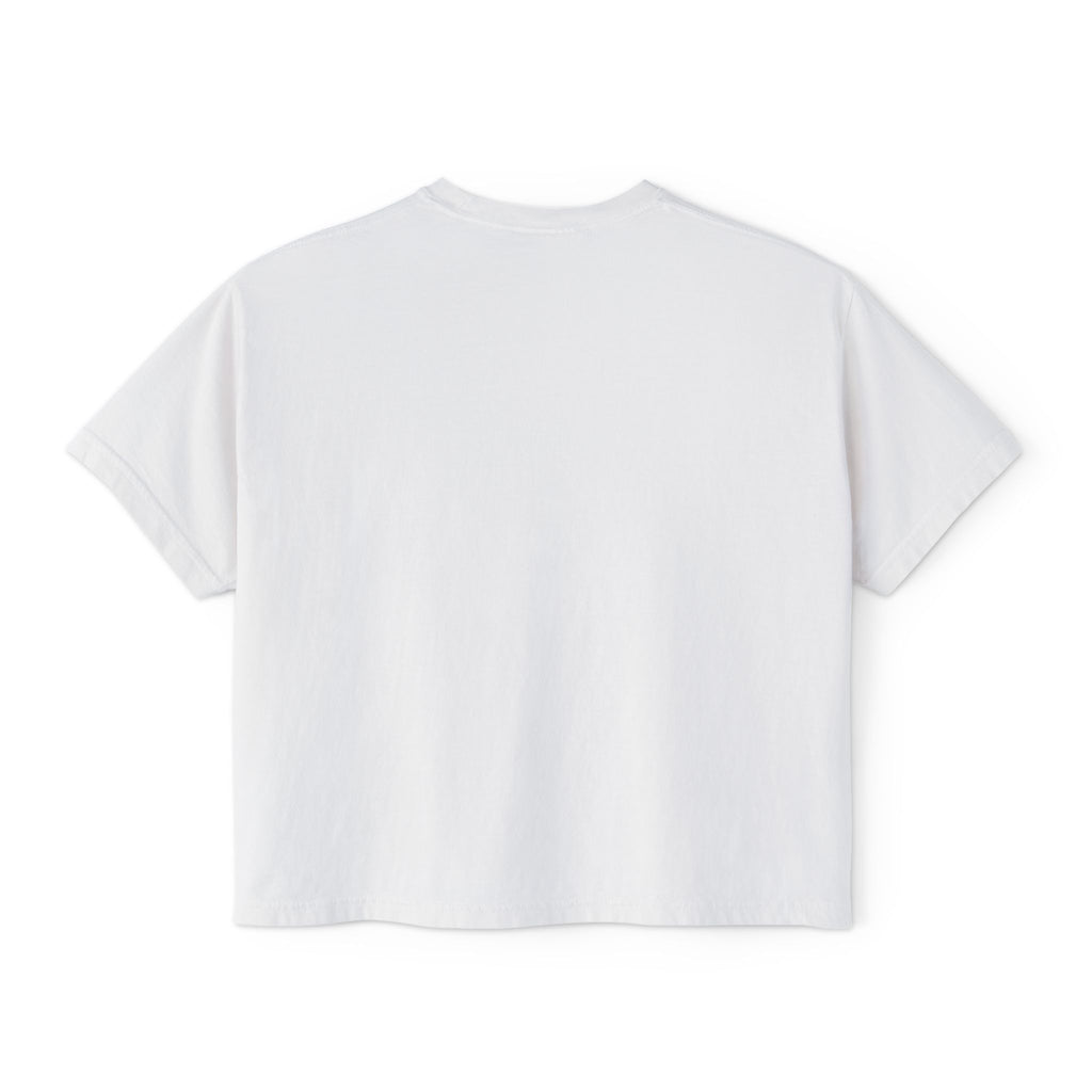 Women's Boxy Tee – Scenic Horse Double Exposure Graphic