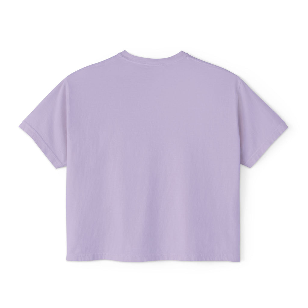 Women's Boxy Tee – Scenic Horse Double Exposure Graphic