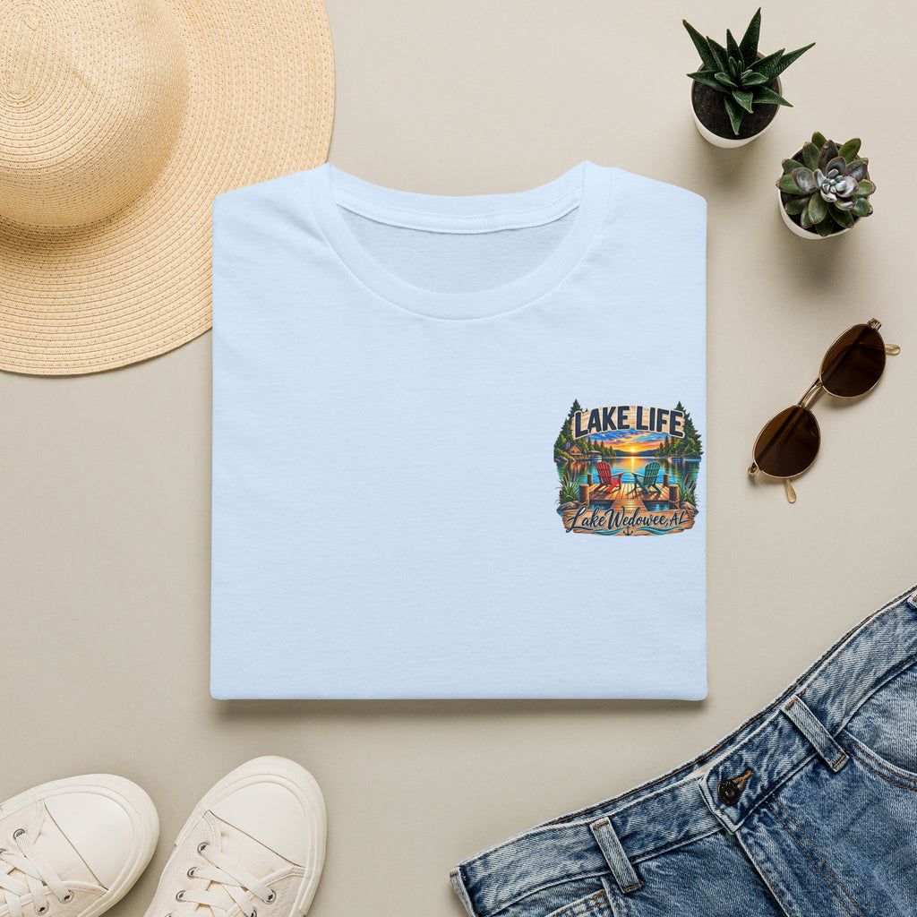 Lake Life T‑Shirt — Vintage Lakeside Sunset Graphic Tee