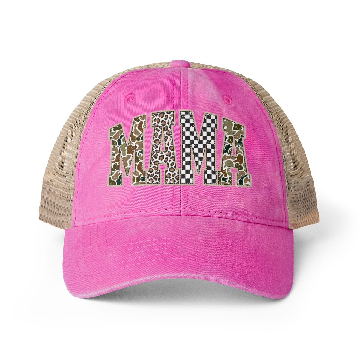 Women's Washed Mesh-Back Cap