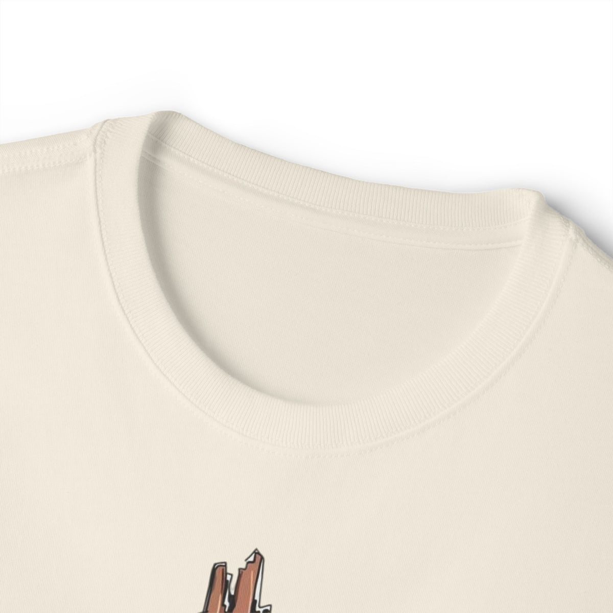 Cross & Bow Tee - Jesus Is Strong Graphic Oversized T-Shirt