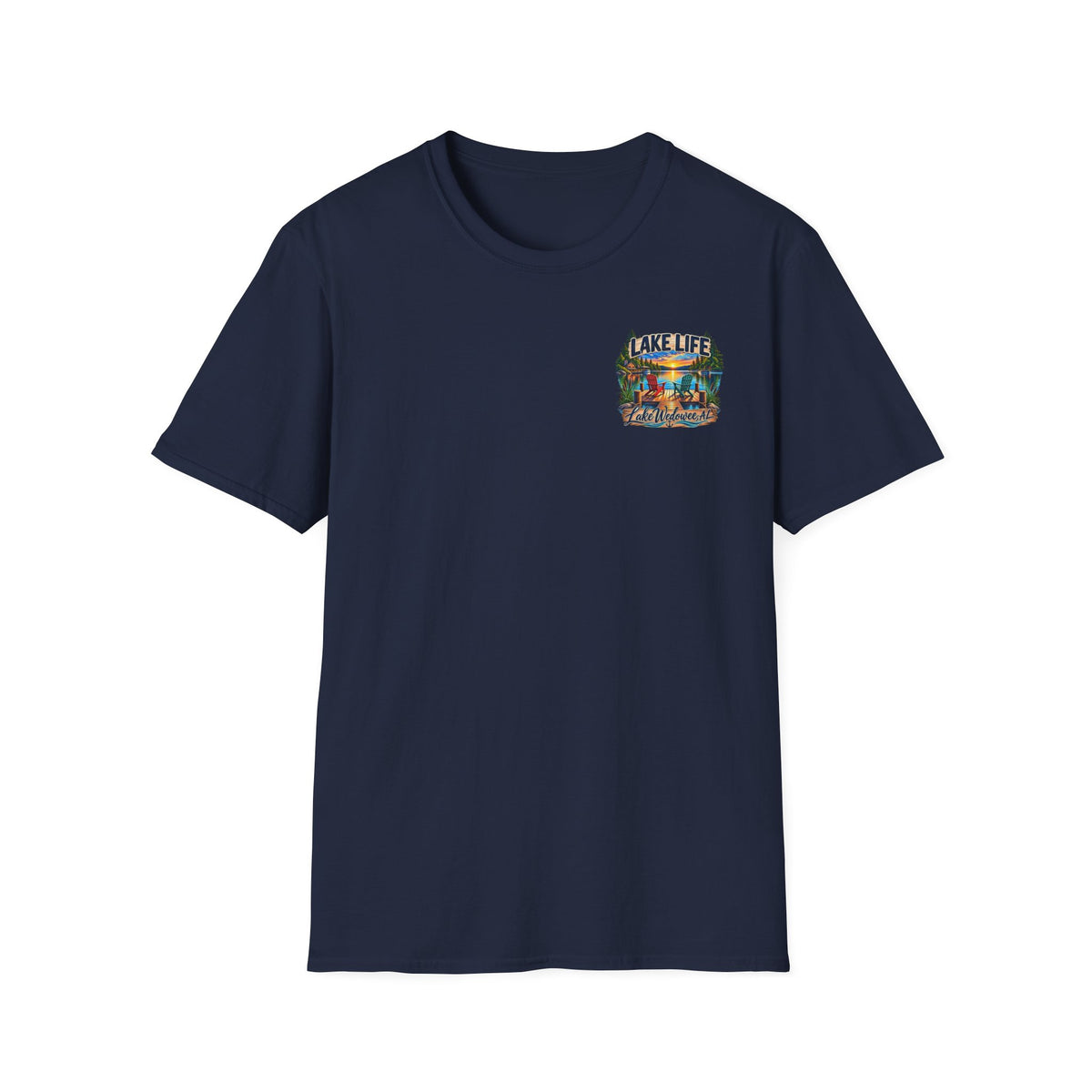 Lake Life T‑Shirt — Vintage Lakeside Sunset Graphic Tee