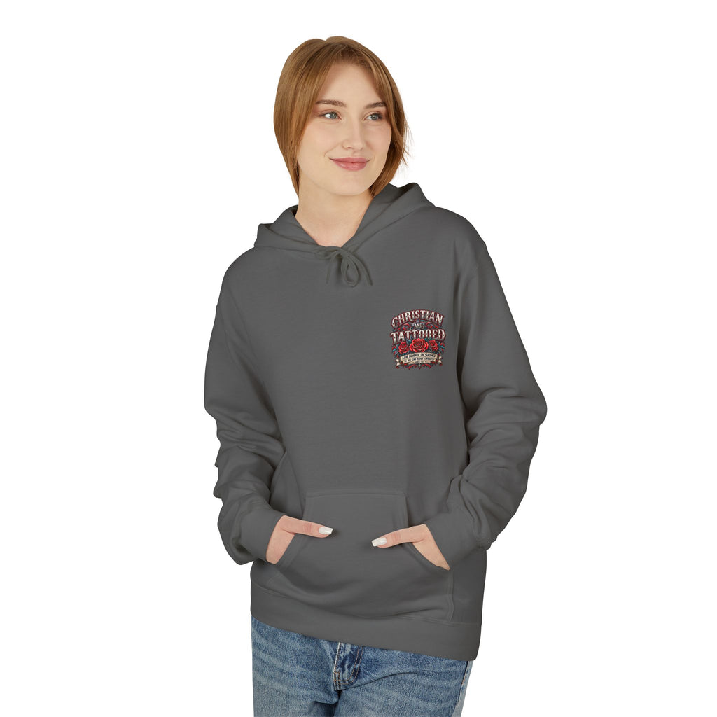 Hoodie - Christian and Tattooed Graphic Pullover (Look Beneath the Surface)