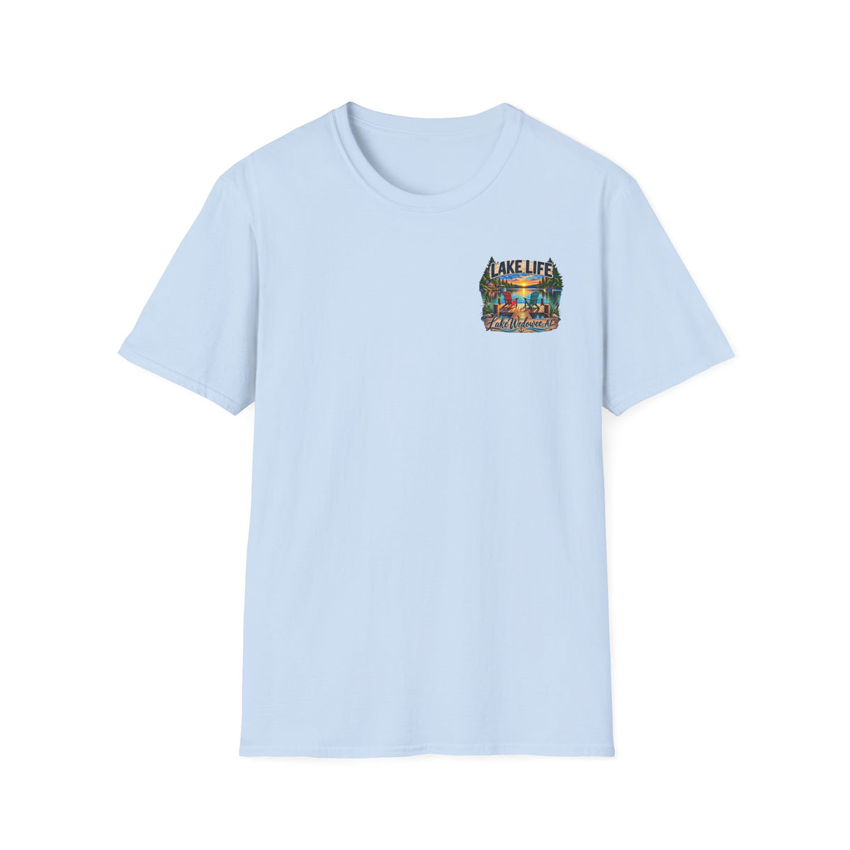 Lake Life T‑Shirt — Vintage Lakeside Sunset Graphic Tee