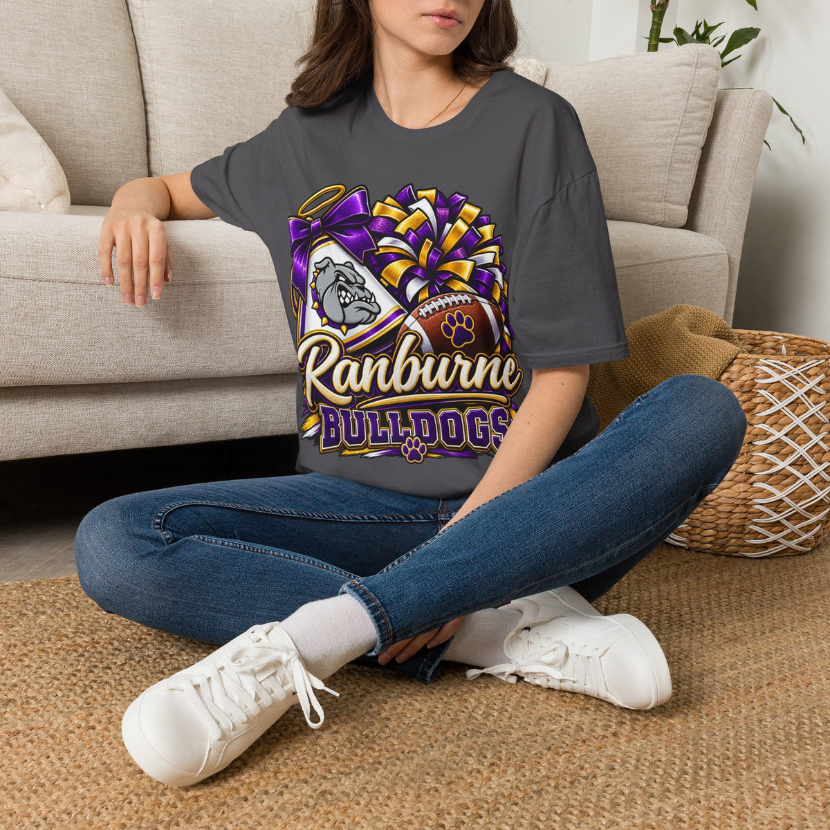 Ranburne Bulldogs Football Cheer T-Shirt