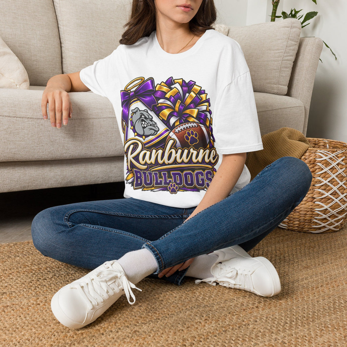Ranburne Bulldogs Football Cheer T-Shirt