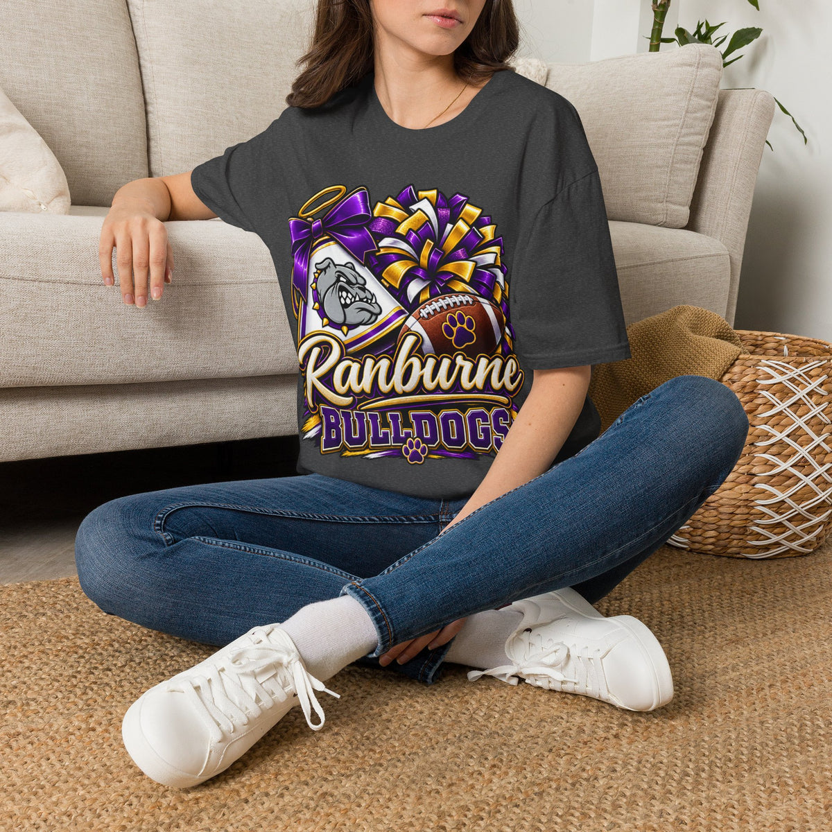 Ranburne Bulldogs Football Cheer T-Shirt