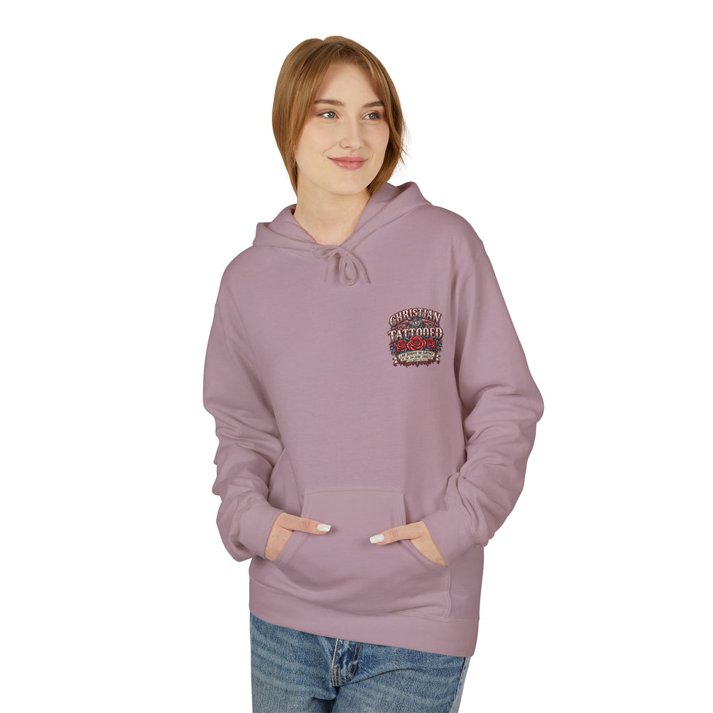 Hoodie - Christian and Tattooed Graphic Pullover (Look Beneath the Surface)