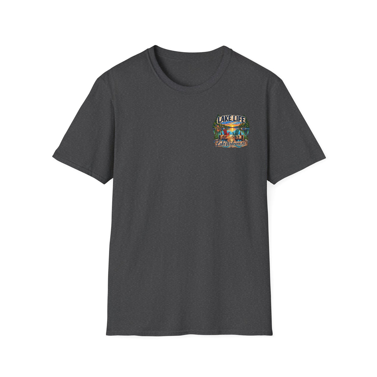 Lake Life T‑Shirt — Vintage Lakeside Sunset Graphic Tee