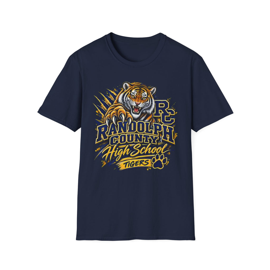 Randolph County High School Tigers T-Shirt — Roaring Tiger School Spirit Tee