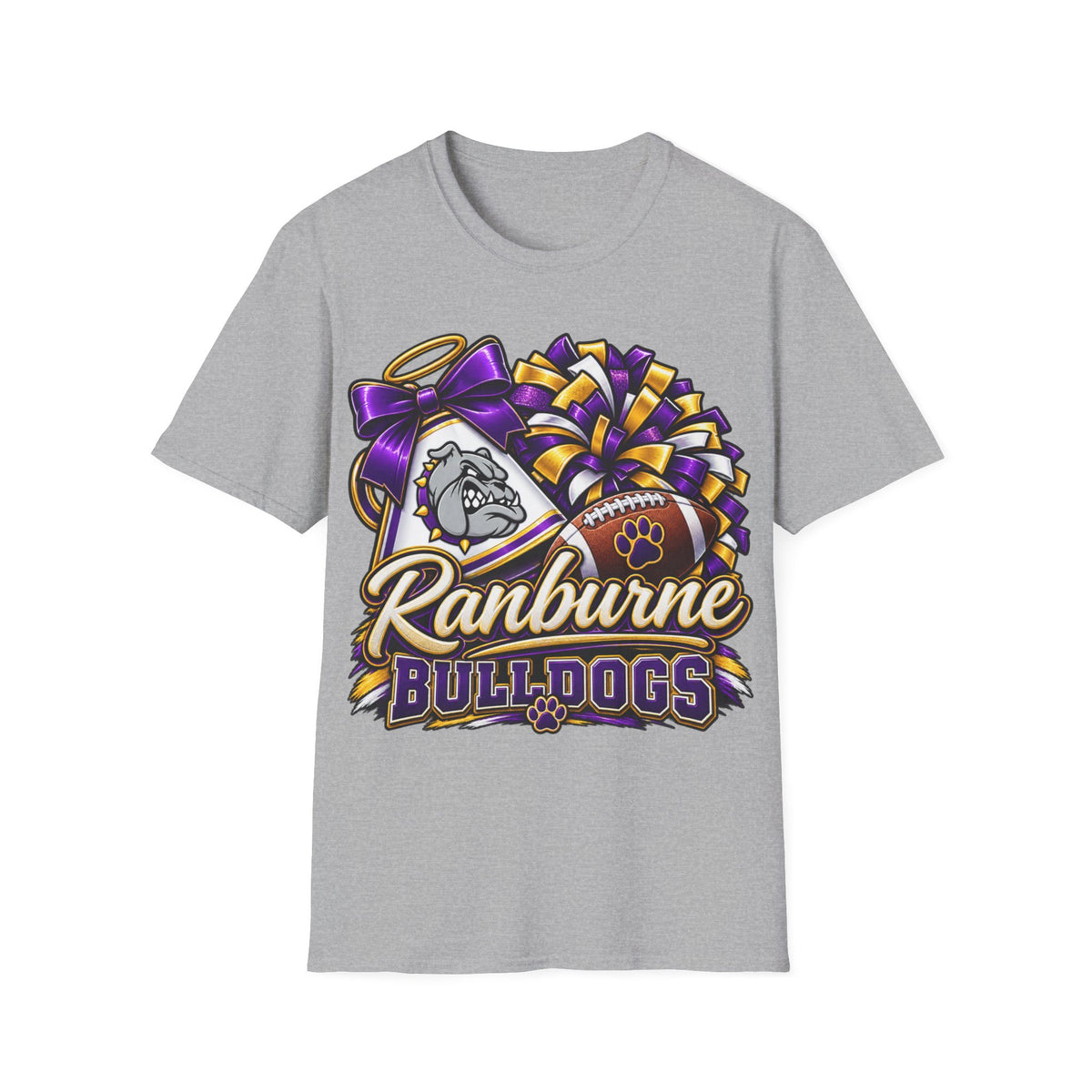 Ranburne Bulldogs Football Cheer T-Shirt