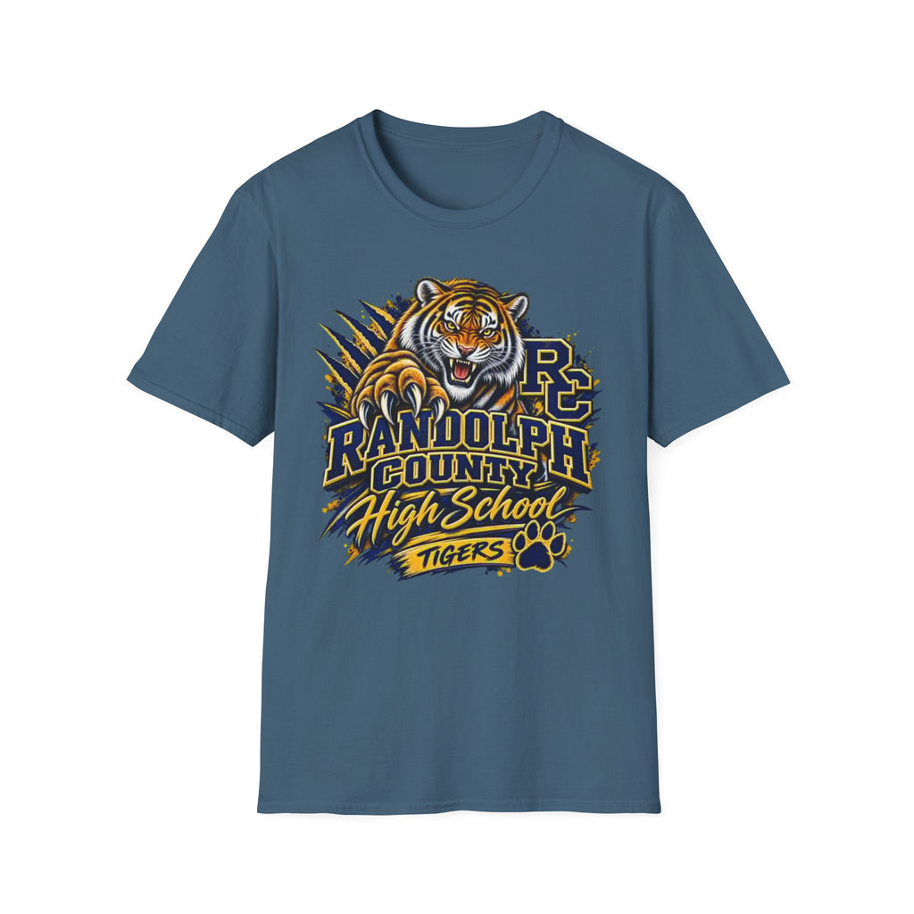 Randolph County High School Tigers T-Shirt — Roaring Tiger School Spirit Tee