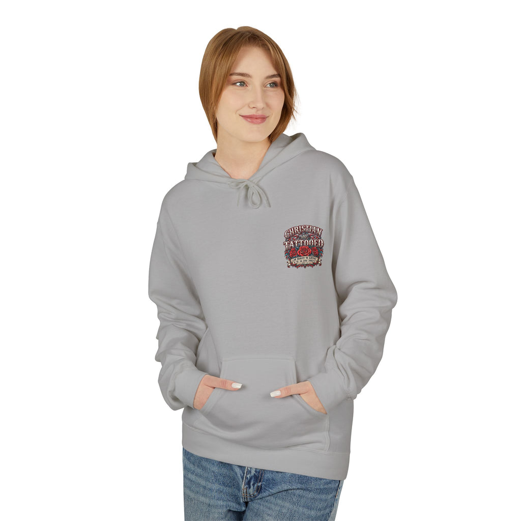 Hoodie - Christian and Tattooed Graphic Pullover (Look Beneath the Surface)
