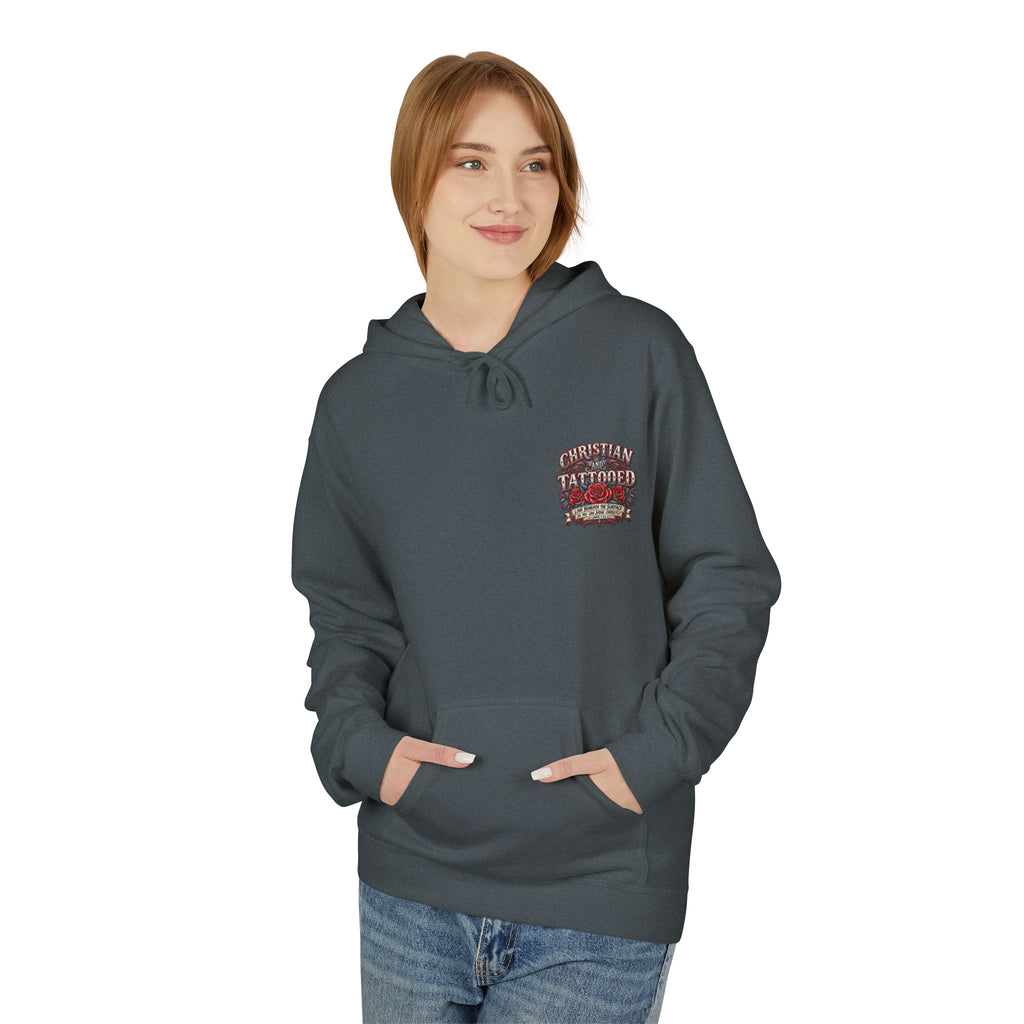 Hoodie - Christian and Tattooed Graphic Pullover (Look Beneath the Surface)