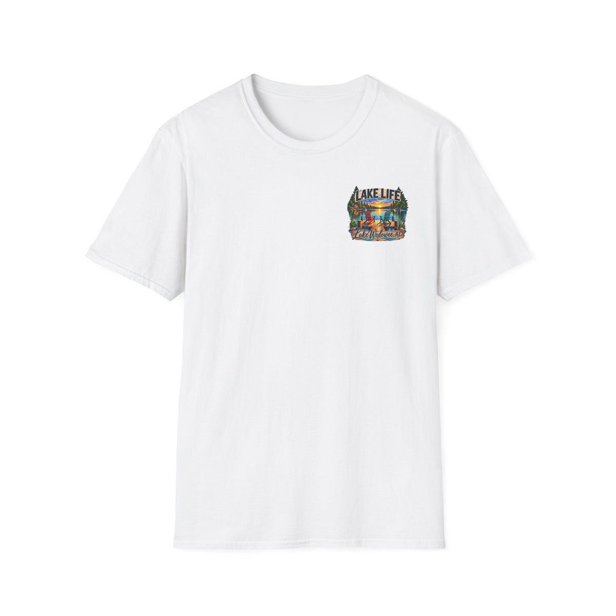 Lake Life T‑Shirt — Vintage Lakeside Sunset Graphic Tee